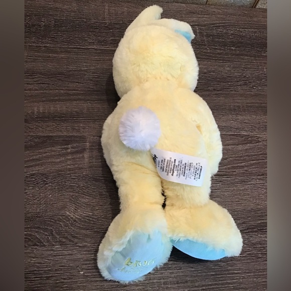 Disney Store Mickey Mouse Easter Bunny 2019 Plush Toy 18" Yellow/Blue Soft - Picture 7 of 8
